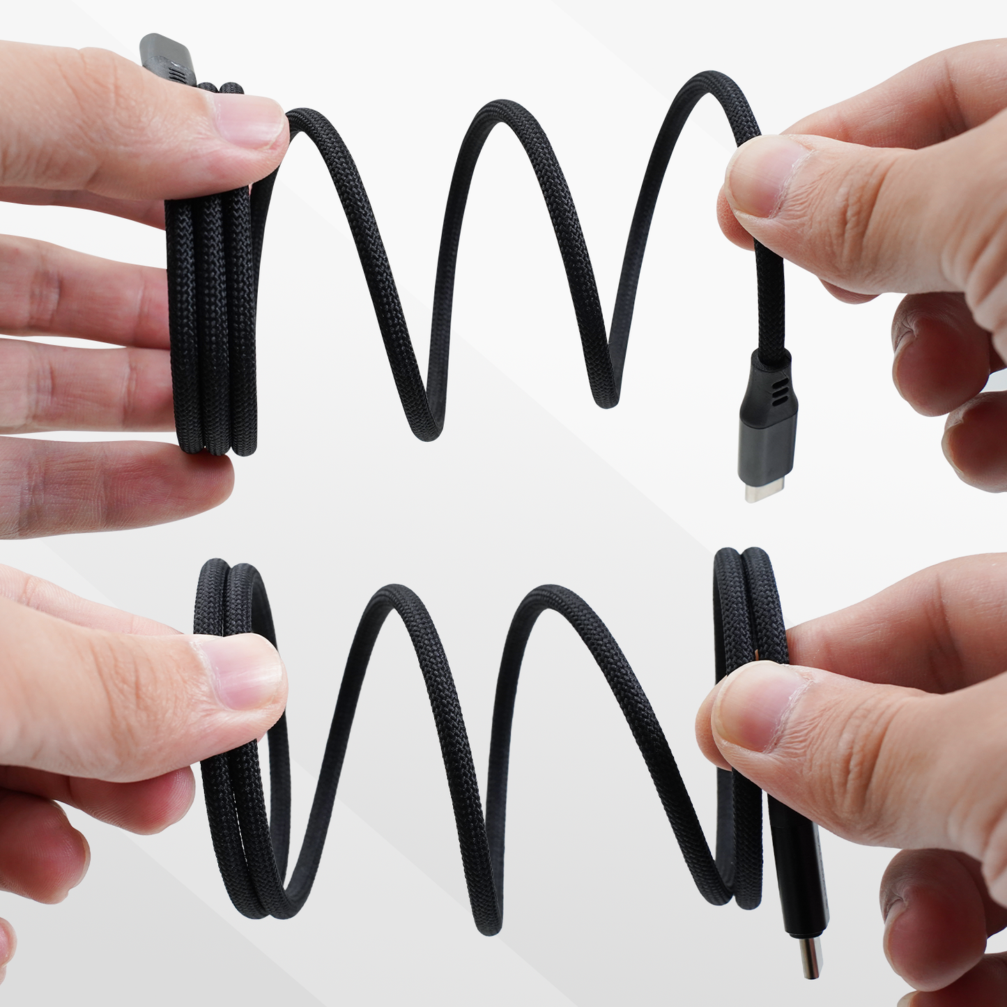 Salaman Edge SR USB-C to USB-C Cable 60W Retractable Braided product image