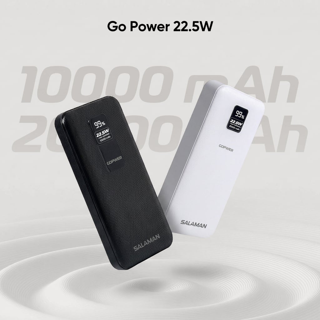 Salaman Nano GoPower Power Bank 10000mAh 22.5W