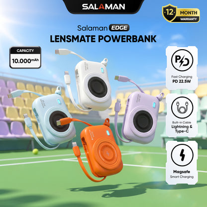 Salaman Edge Lensmate Power Bank 10000mAh 22.5W
