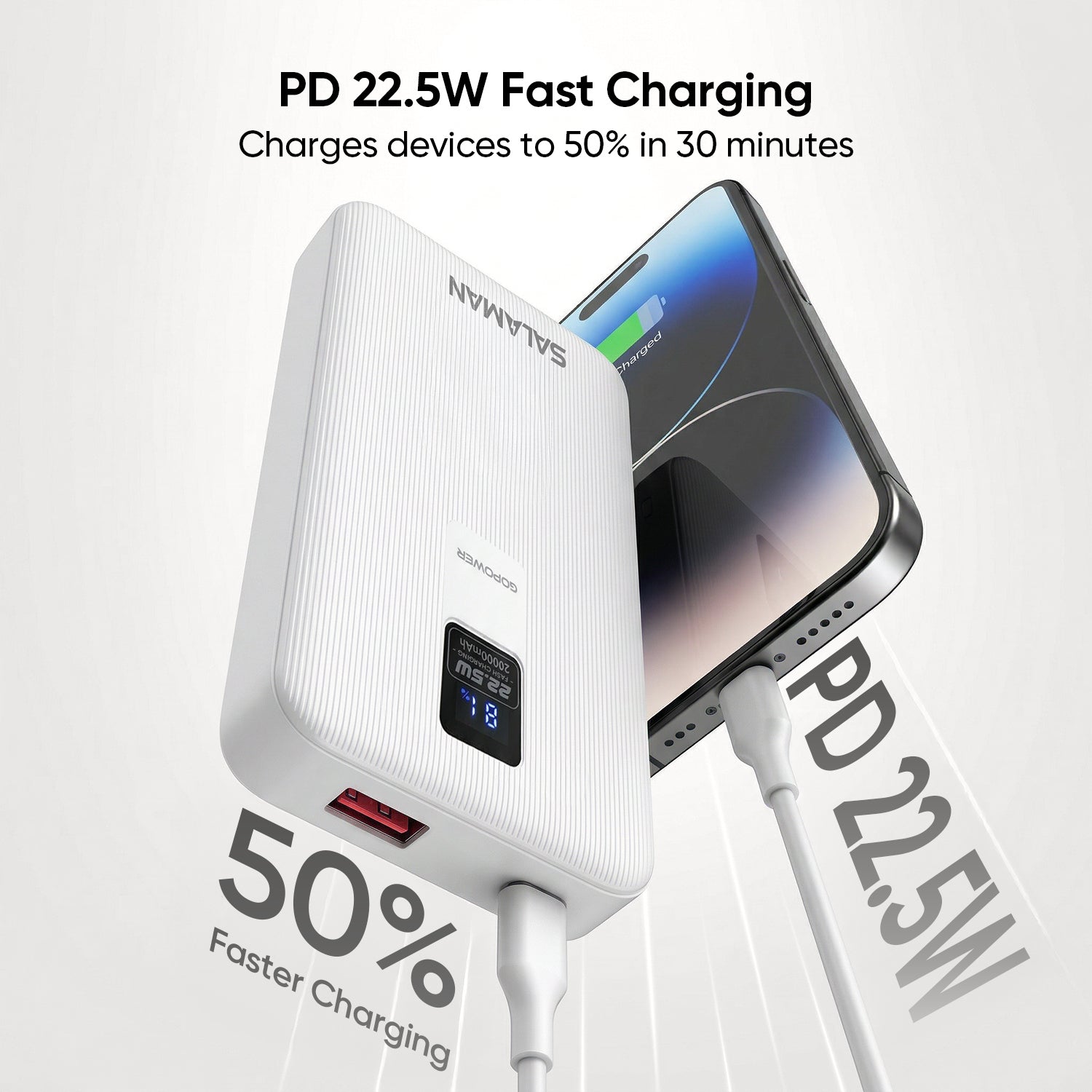 Salaman Nano GoPower Power Bank 10000mAh 22.5W