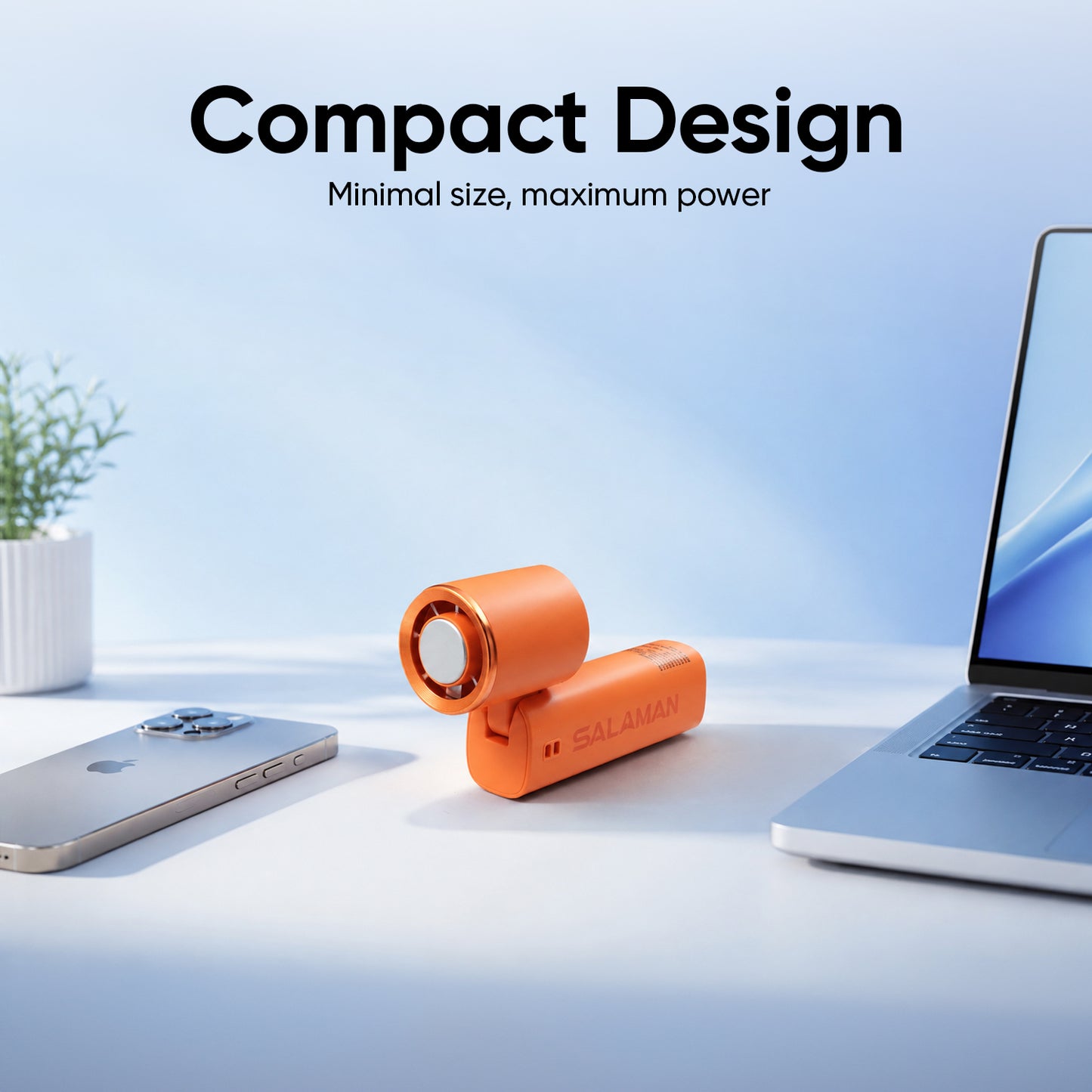 Salaman Edge Ice Fan Plus01SE Portable Fan 199-Speed product gallery 5