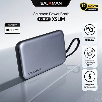 Salaman Edge XSlim Power Bank 10000mAh 22.5W