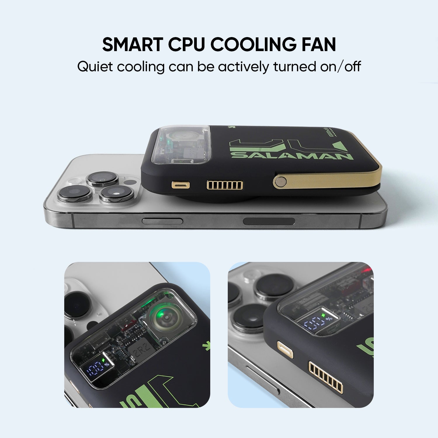 Salaman Edge Airfan Pro Magnetic Power Bank 10000mAh 22.5W