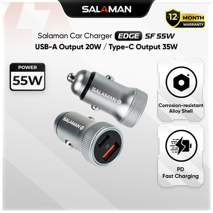 Salaman Edge SF 55W PD Car Charger gallery image 2