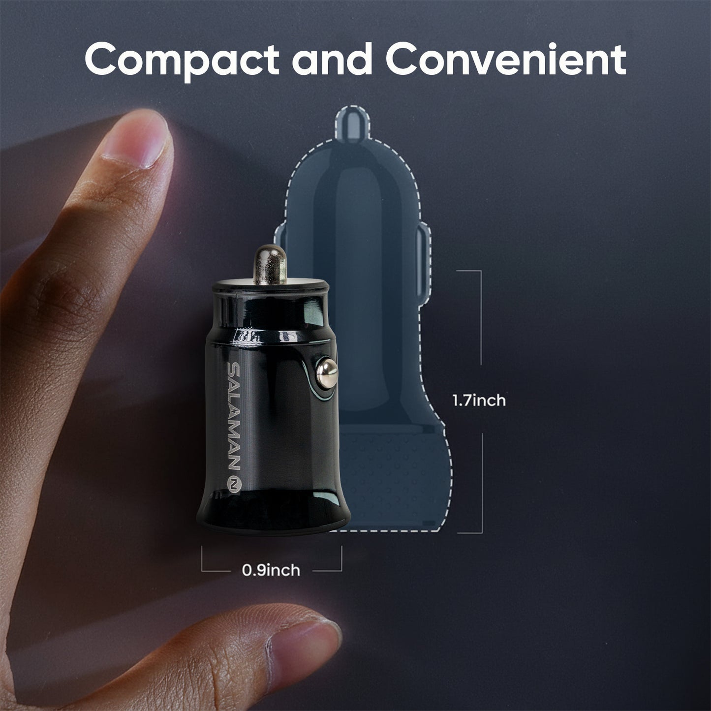 Salaman Nano EA 55W PD Car Charger gallery image 5