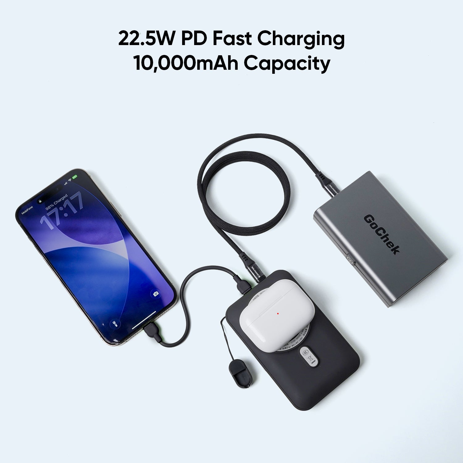 Salaman Edge Airfan Pro Magnetic Power Bank 10000mAh 22.5W