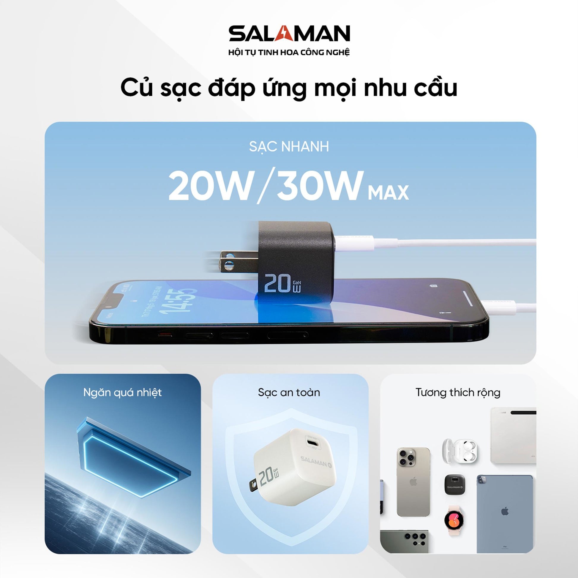 Salaman Edge SX Charger 20W