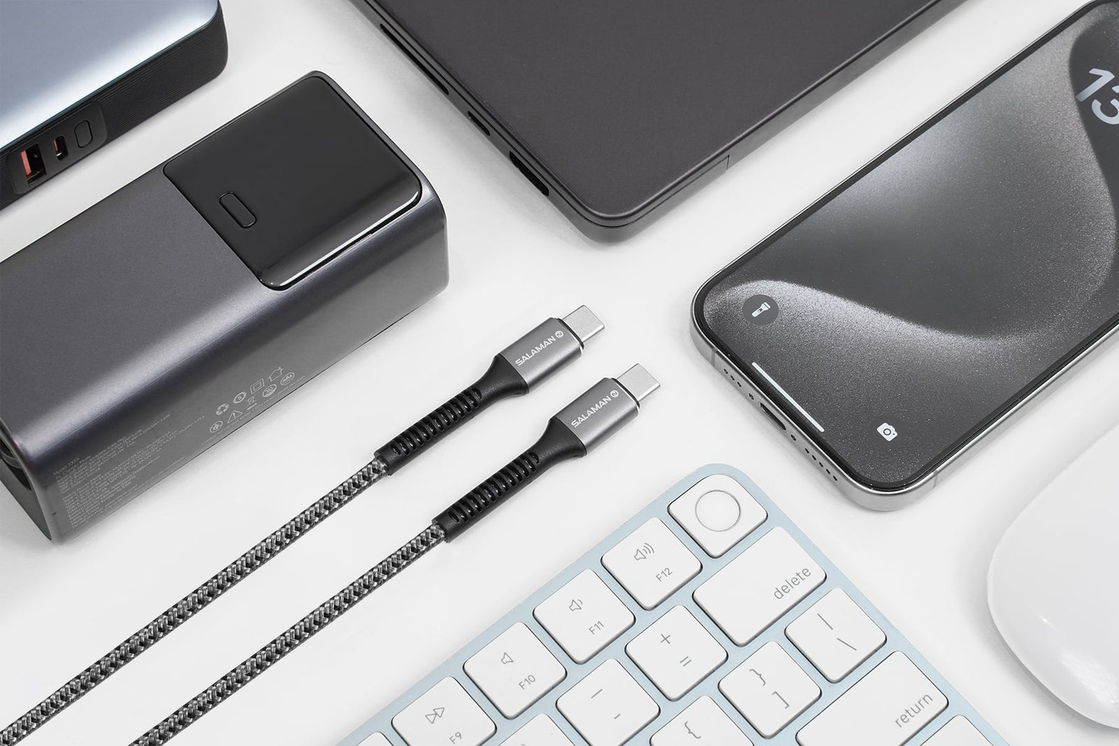 Salaman Nano EA USB-C to USB-C Cable 100W Braided