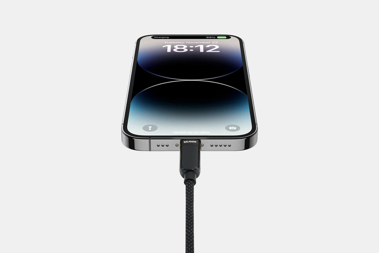 Salaman Edge SF USB-C to Lightning Cable 27W Braided