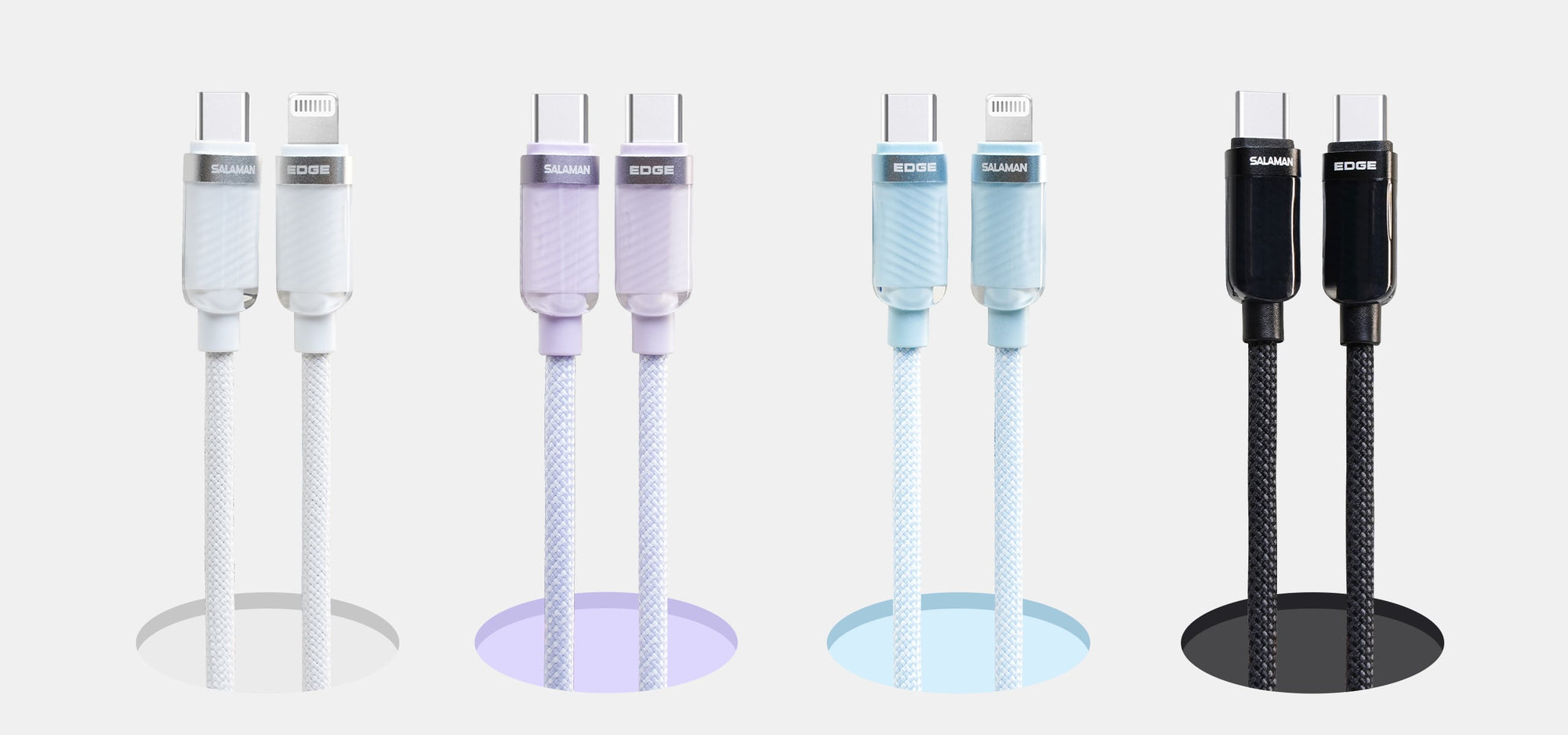 Salaman Edge SF USB-C to Lightning Cable 27W Braided