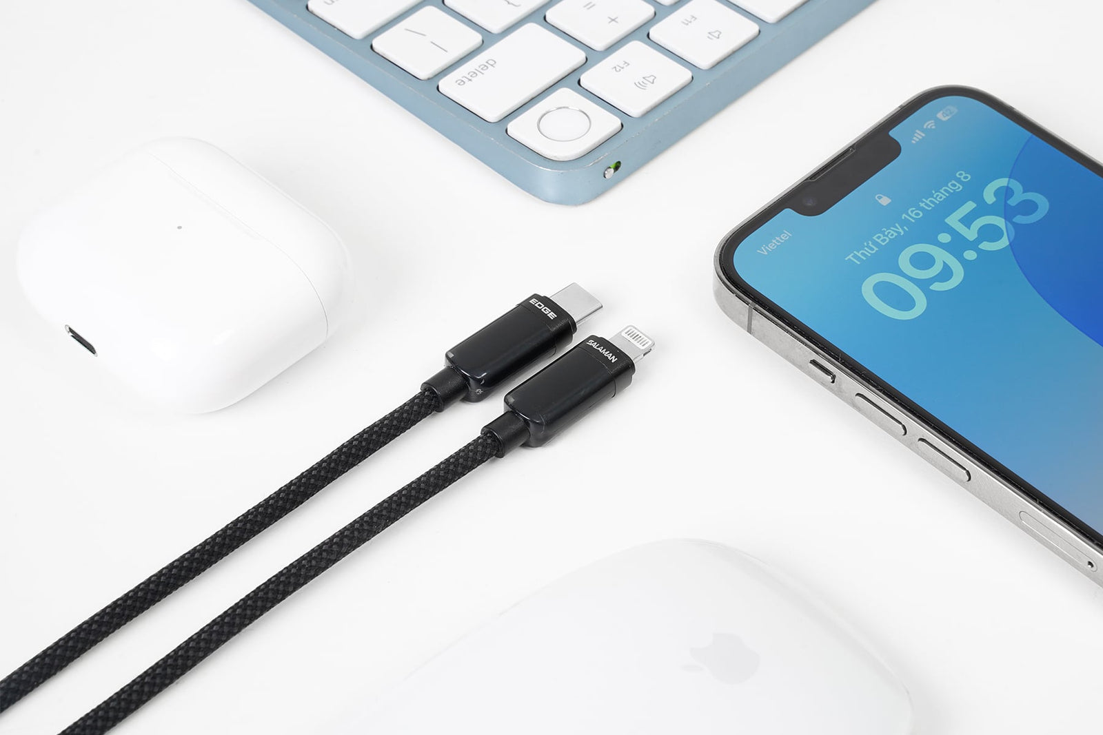 Salaman Edge SF USB-C to USB-C Cable 60W Braided