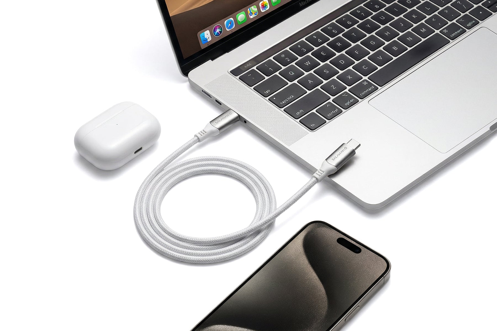 Salaman Edge SV USB-C to USB-C Cable 100W Braided E-Marker