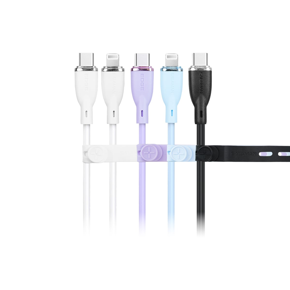 Salaman Edge SX USB-C to Lightning Cable 27W Silicone product image