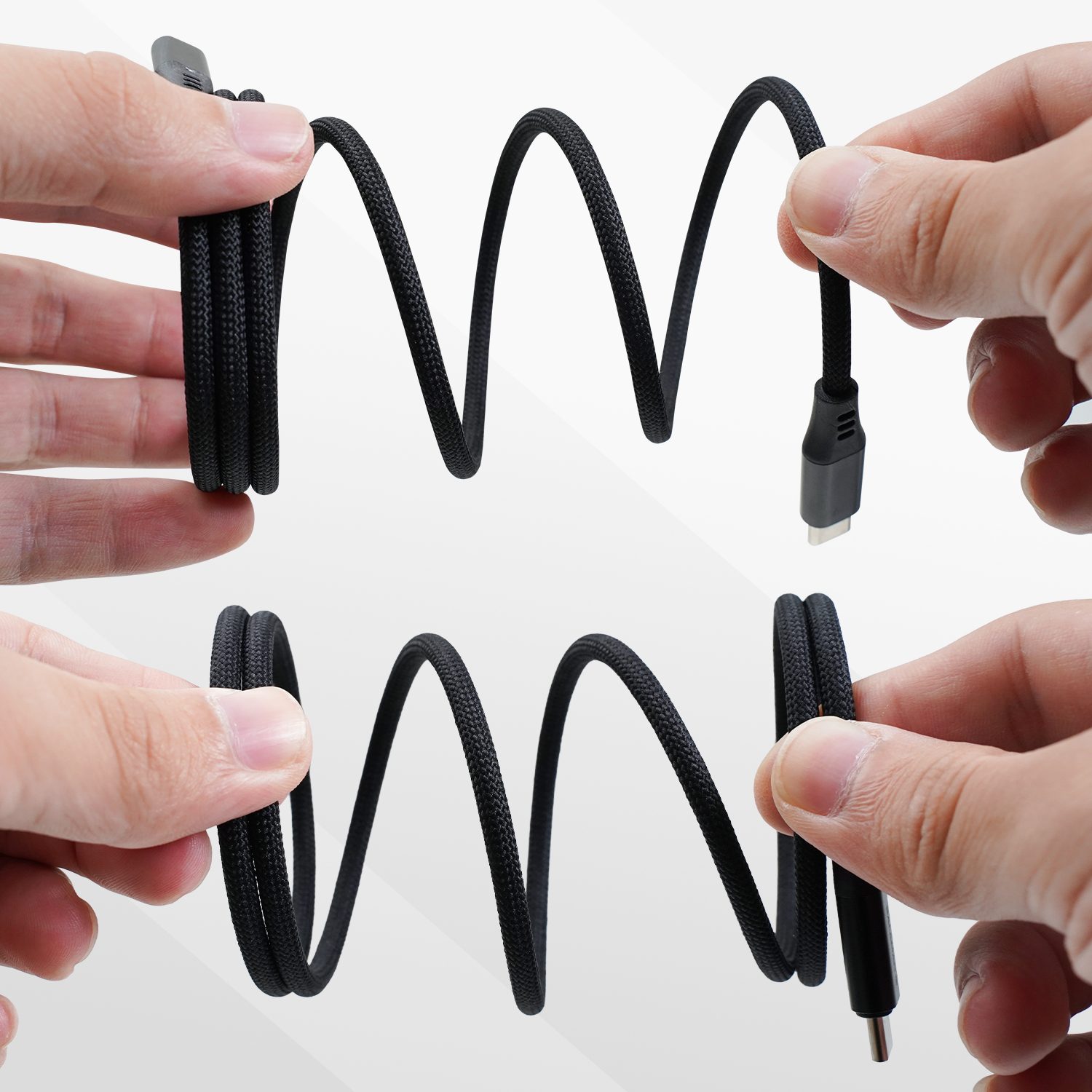 Salaman Edge SR USB-C to USB-C Cable 60W Retractable Braided product image