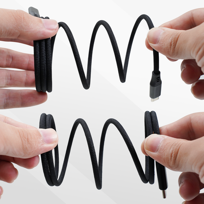 Salaman Edge SR USB-C to USB-C Cable 60W Retractable Braided product image