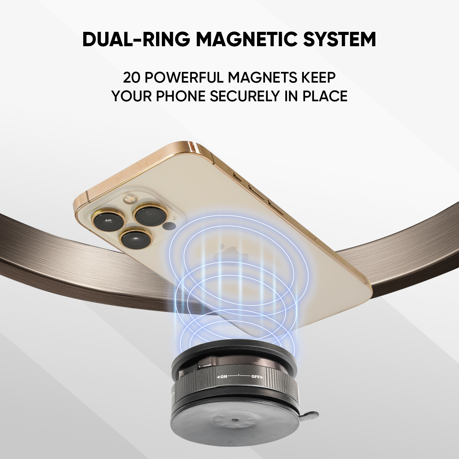 Salaman Nano G01 Magnetic Vacuum Phone Holder